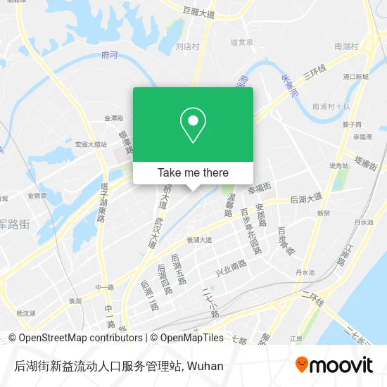 后湖街新益流动人口服务管理站 map