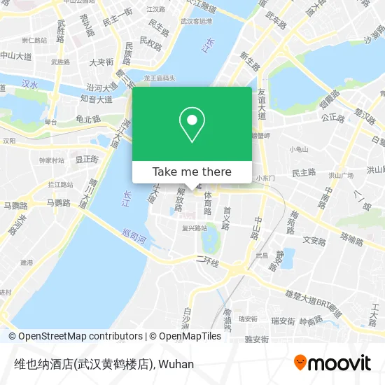 维也纳酒店(武汉黄鹤楼店) map