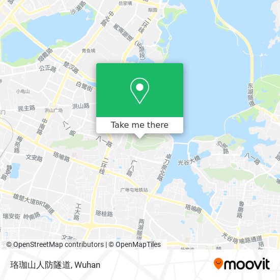珞珈山人防隧道 map