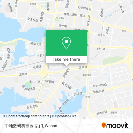 中地数码科技园-后门 map