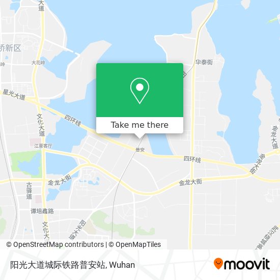 阳光大道城际铁路普安站 map