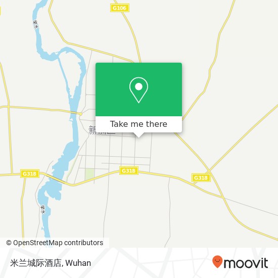 米兰城际酒店 map