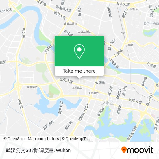 武汉公交607路调度室 map