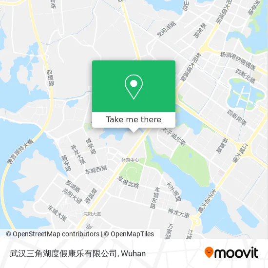 武汉三角湖度假康乐有限公司 map