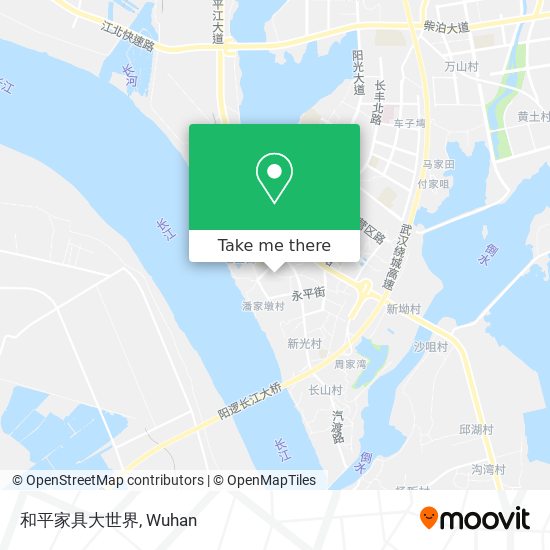 和平家具大世界 map