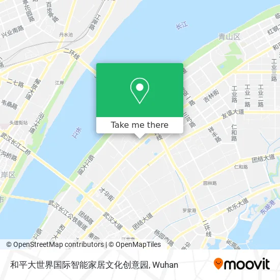 和平大世界国际智能家居文化创意园 map