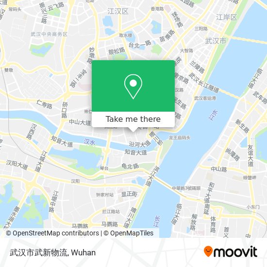 武汉市武新物流 map