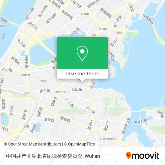中国共产党湖北省纪律检查委员会 map