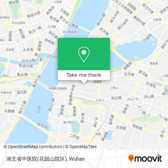 湖北省中医院(花园山院区) map