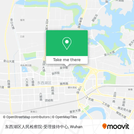 东西湖区人民检察院-受理接待中心 map