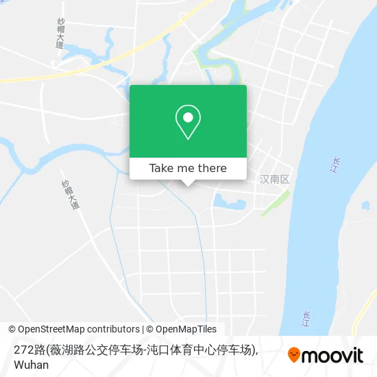 272路(薇湖路公交停车场-沌口体育中心停车场) map