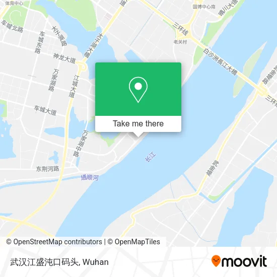 武汉江盛沌口码头 map