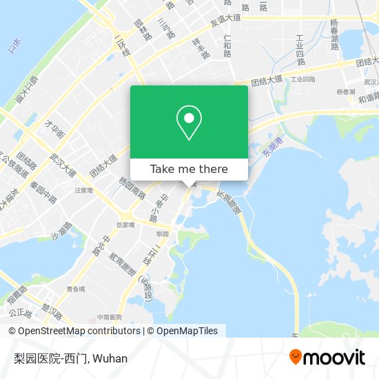 梨园医院-西门 map