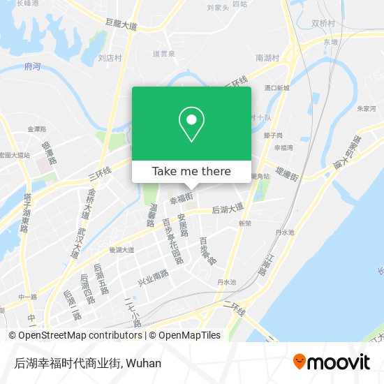 后湖幸福时代商业街 map