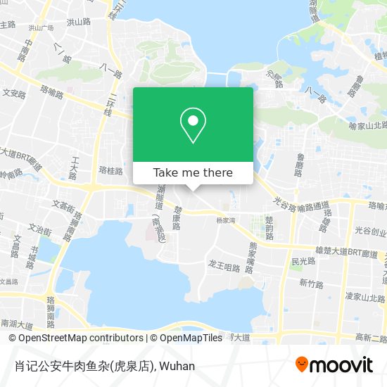 肖记公安牛肉鱼杂(虎泉店) map