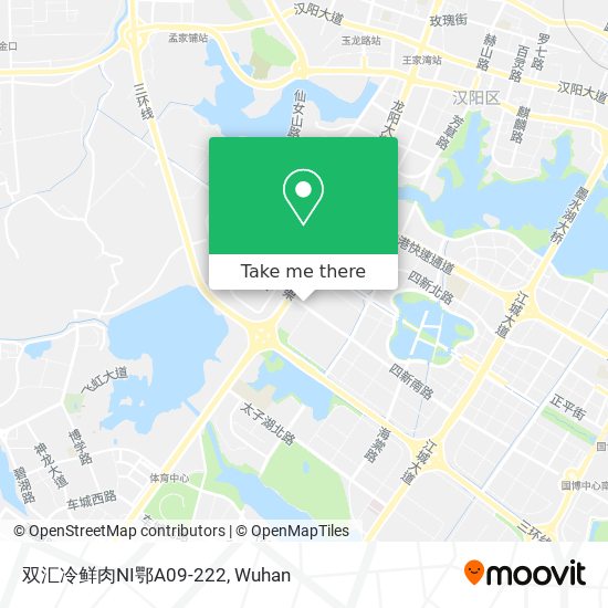 双汇冷鲜肉NI鄂A09-222 map
