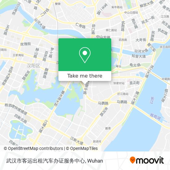 武汉市客运出租汽车办证服务中心 map