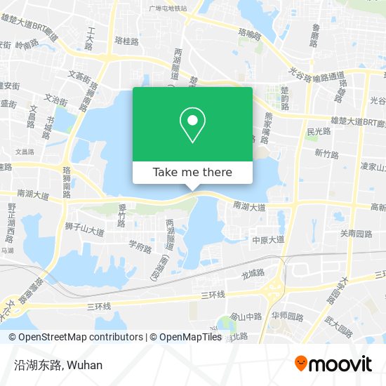 沿湖东路 map