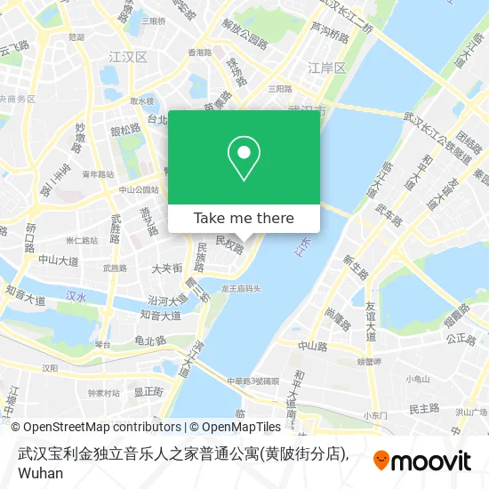 武汉宝利金独立音乐人之家普通公寓(黄陂街分店) map