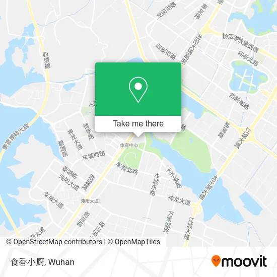 食香小厨 map
