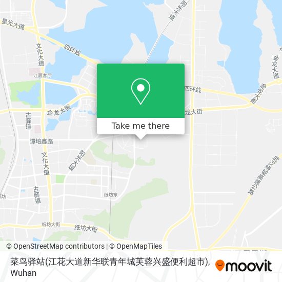 菜鸟驿站(江花大道新华联青年城芙蓉兴盛便利超市) map