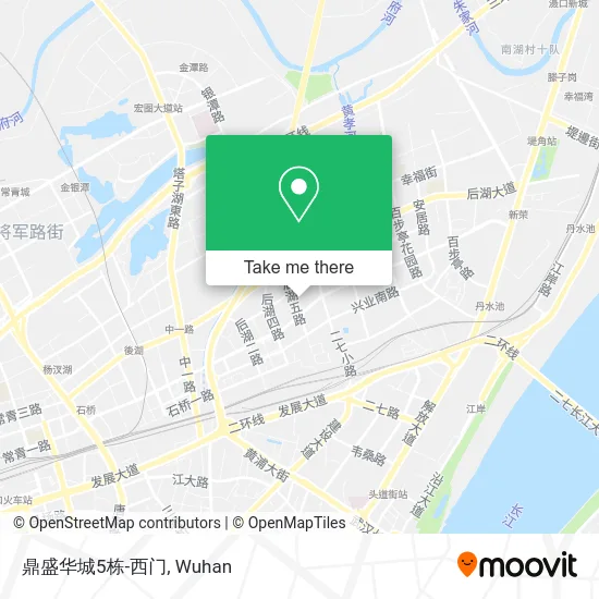 鼎盛华城5栋-西门 map