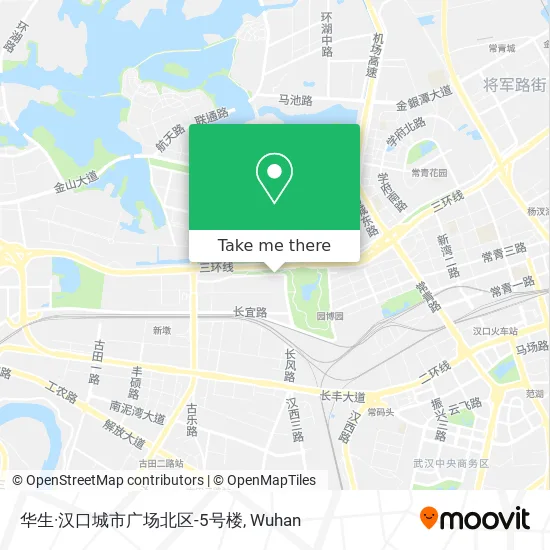 华生·汉口城市广场北区-5号楼 map