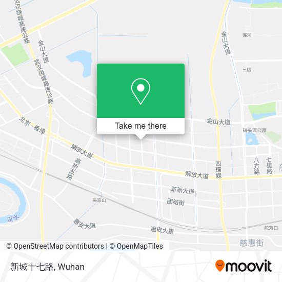 新城十七路 map
