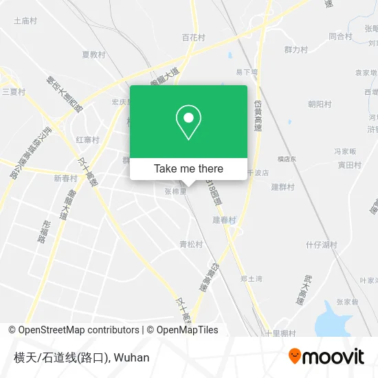 横天/石道线(路口) map