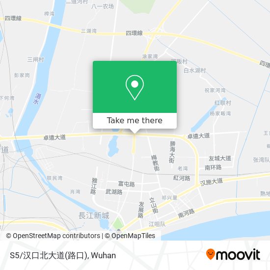 S5/汉口北大道(路口) map