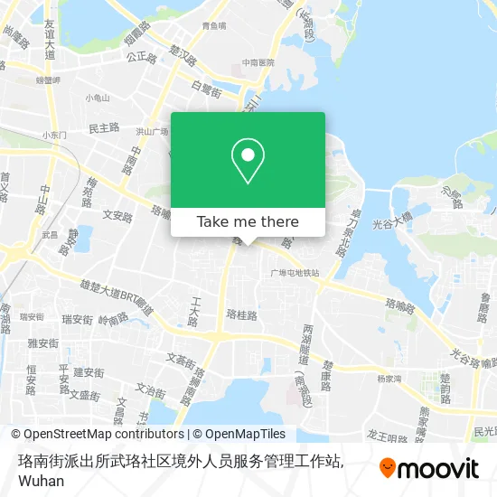 珞南街派出所武珞社区境外人员服务管理工作站 map