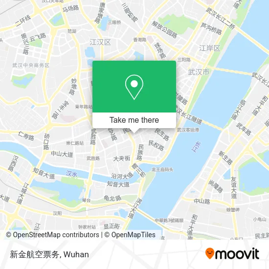 新金航空票务 map