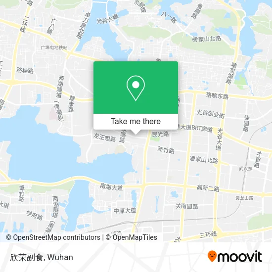 欣荣副食 map