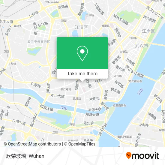 欣荣玻璃 map