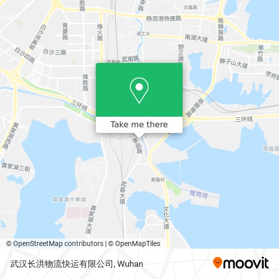 武汉长洪物流快运有限公司 map