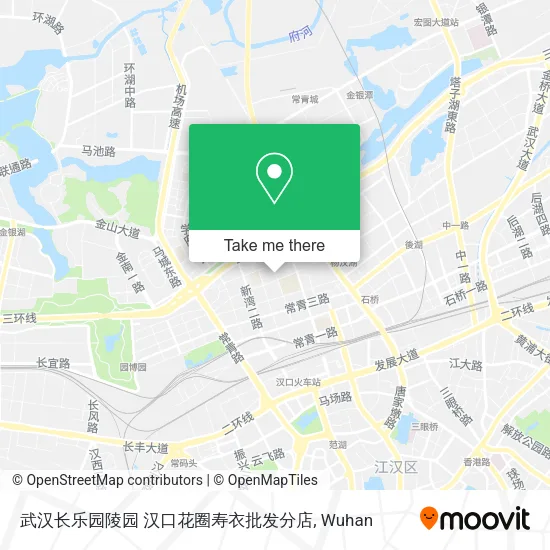 武汉长乐园陵园 汉口花圈寿衣批发分店 map