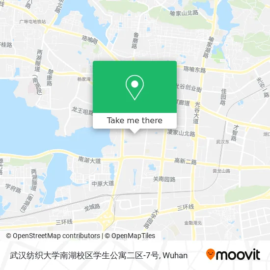 武汉纺织大学南湖校区学生公寓二区-7号 map