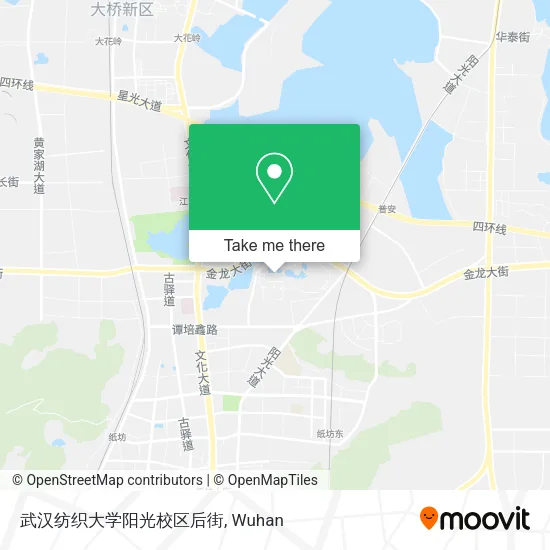 武汉纺织大学阳光校区后街 map