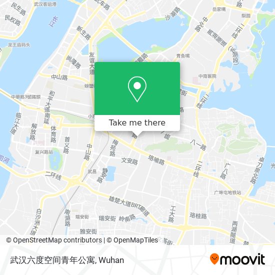 武汉六度空间青年公寓 map