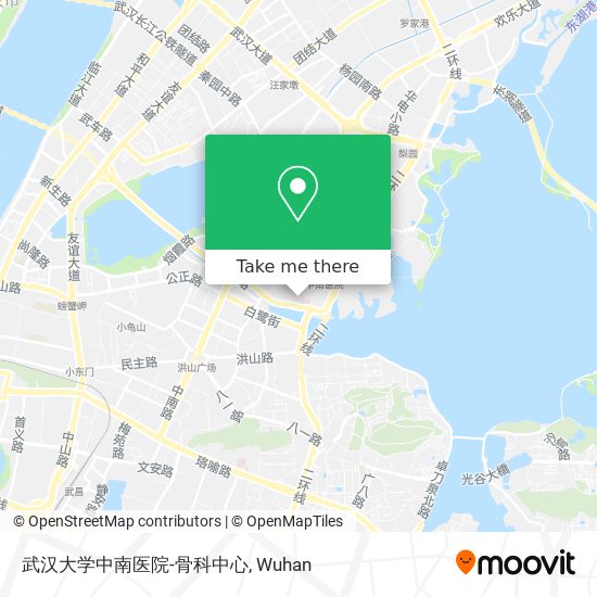 武汉大学中南医院-骨科中心 map