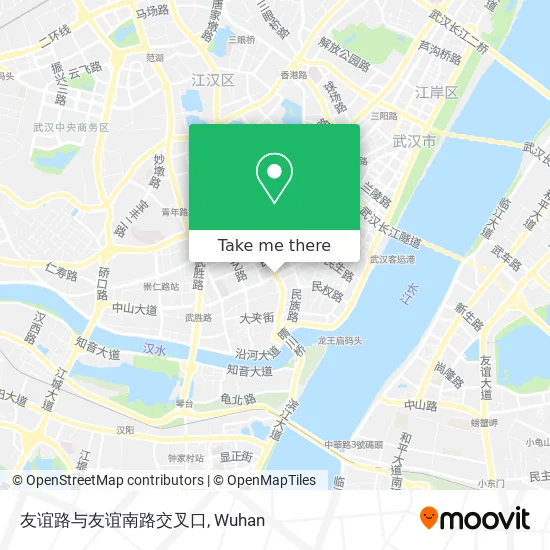友谊路与友谊南路交叉口 map