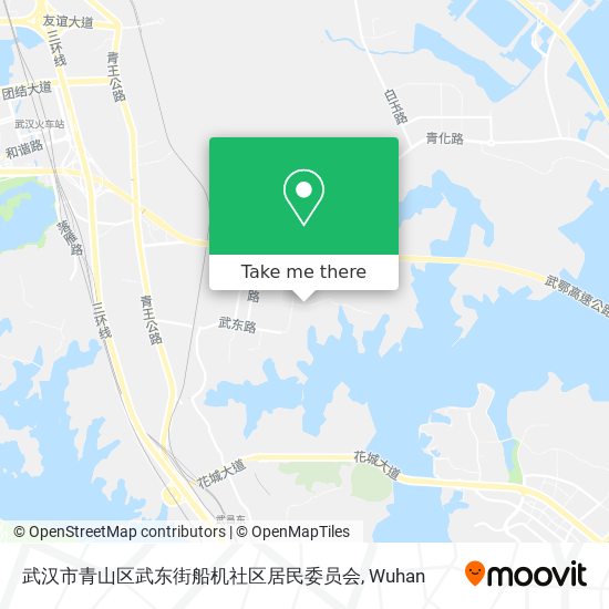 武汉市青山区武东街船机社区居民委员会 map
