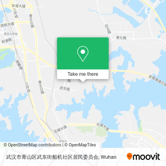 武汉市青山区武东街船机社区居民委员会 map