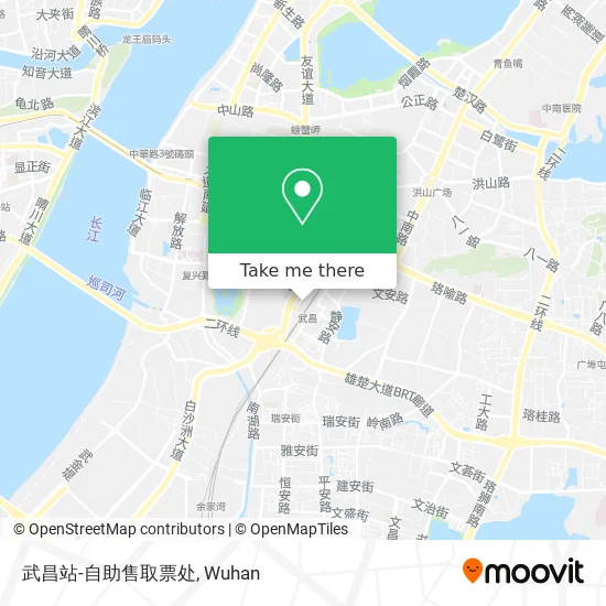 武昌站-自助售取票处 map