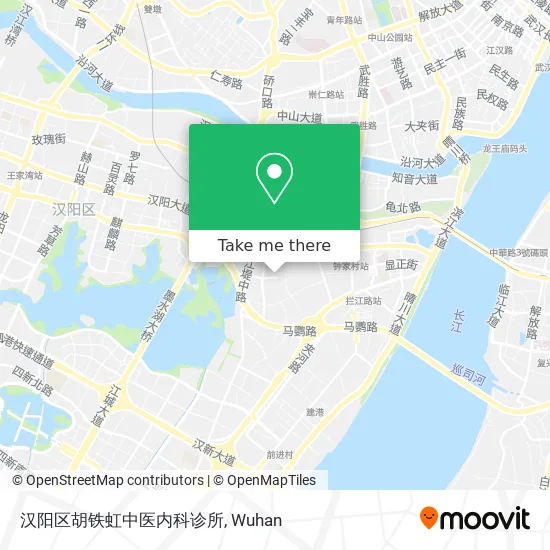 汉阳区胡铁虹中医内科诊所 map