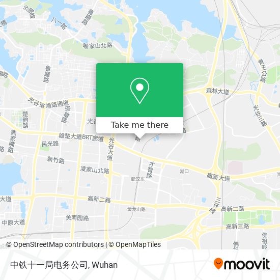 中铁十一局电务公司 map