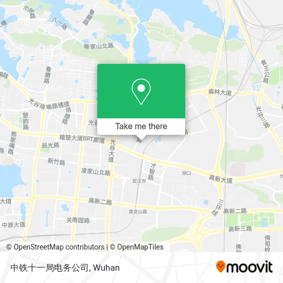 中铁十一局电务公司 map