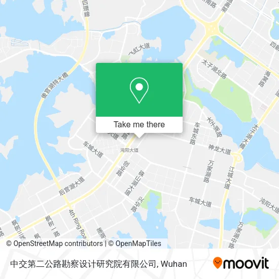 中交第二公路勘察设计研究院有限公司 map