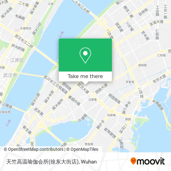 天竺高温瑜伽会所(徐东大街店) map