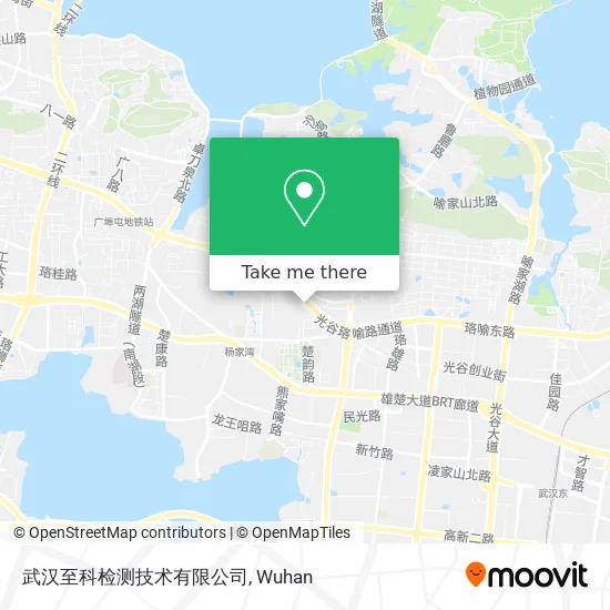武汉至科检测技术有限公司 map